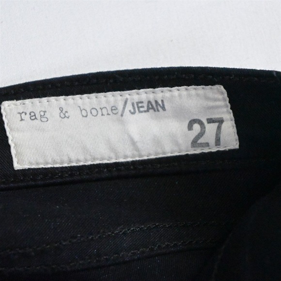 Rag + Bone 27 Legging Super Skinny Black Brushed Knit Jeans - Picture 3 of 7